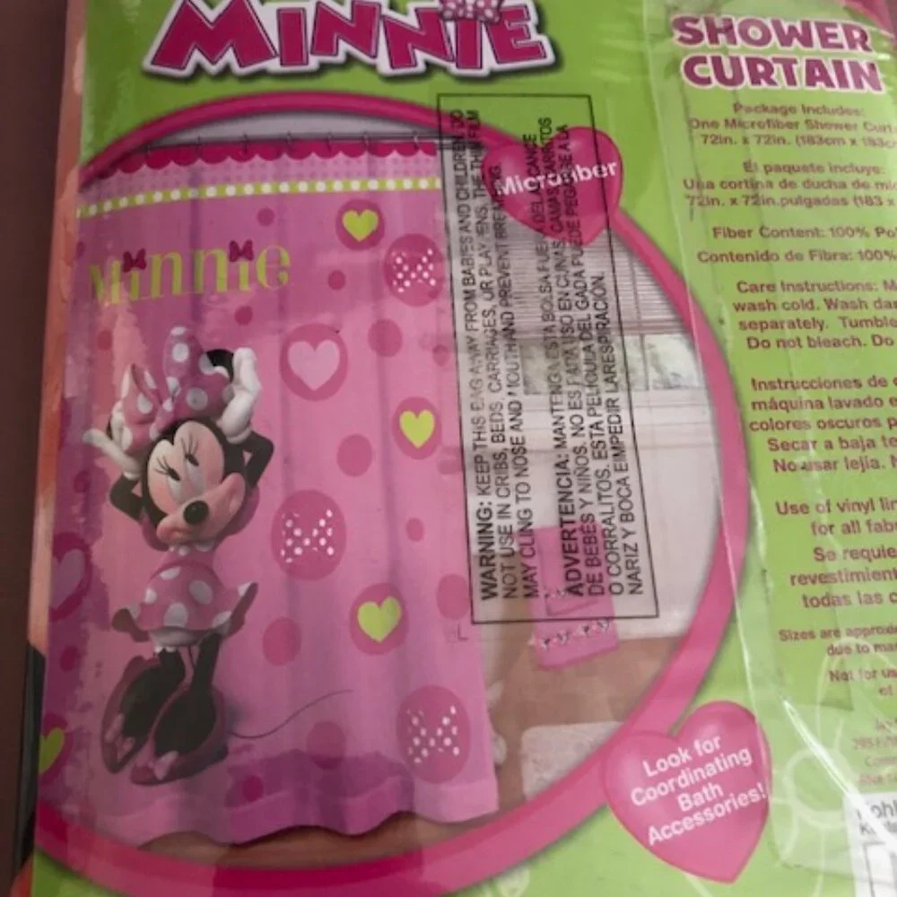Minnie Mouse Shower Curtain